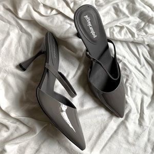 Jeffrey Campbell Mules Sling-back Gray Pumps Heels
